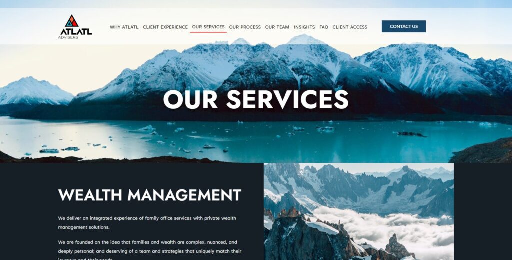Atlalt Advisors - Custom WordPress Design