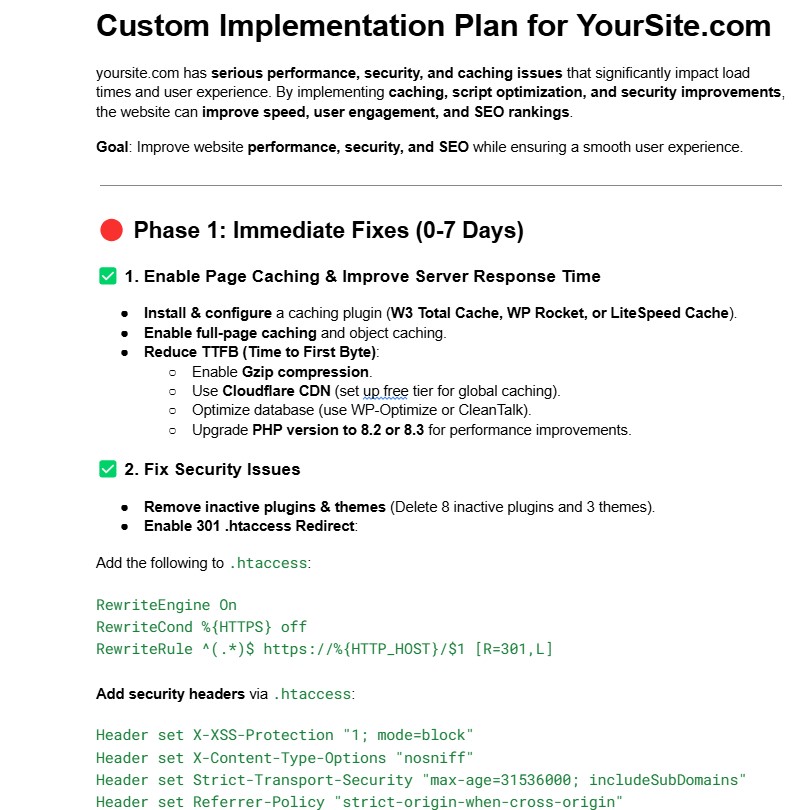 WordPress Implementation Plan for Agencies