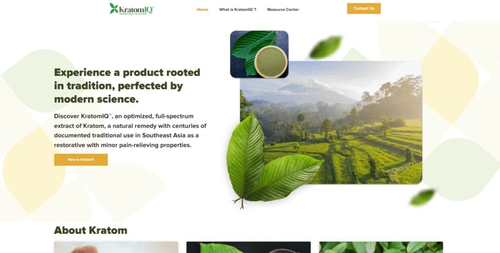 KratomIQ - Custom WordPress Development