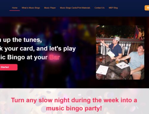 Music Bingo Party – Custom WordPress Development