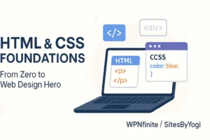 html and css course from sitesbyyogi