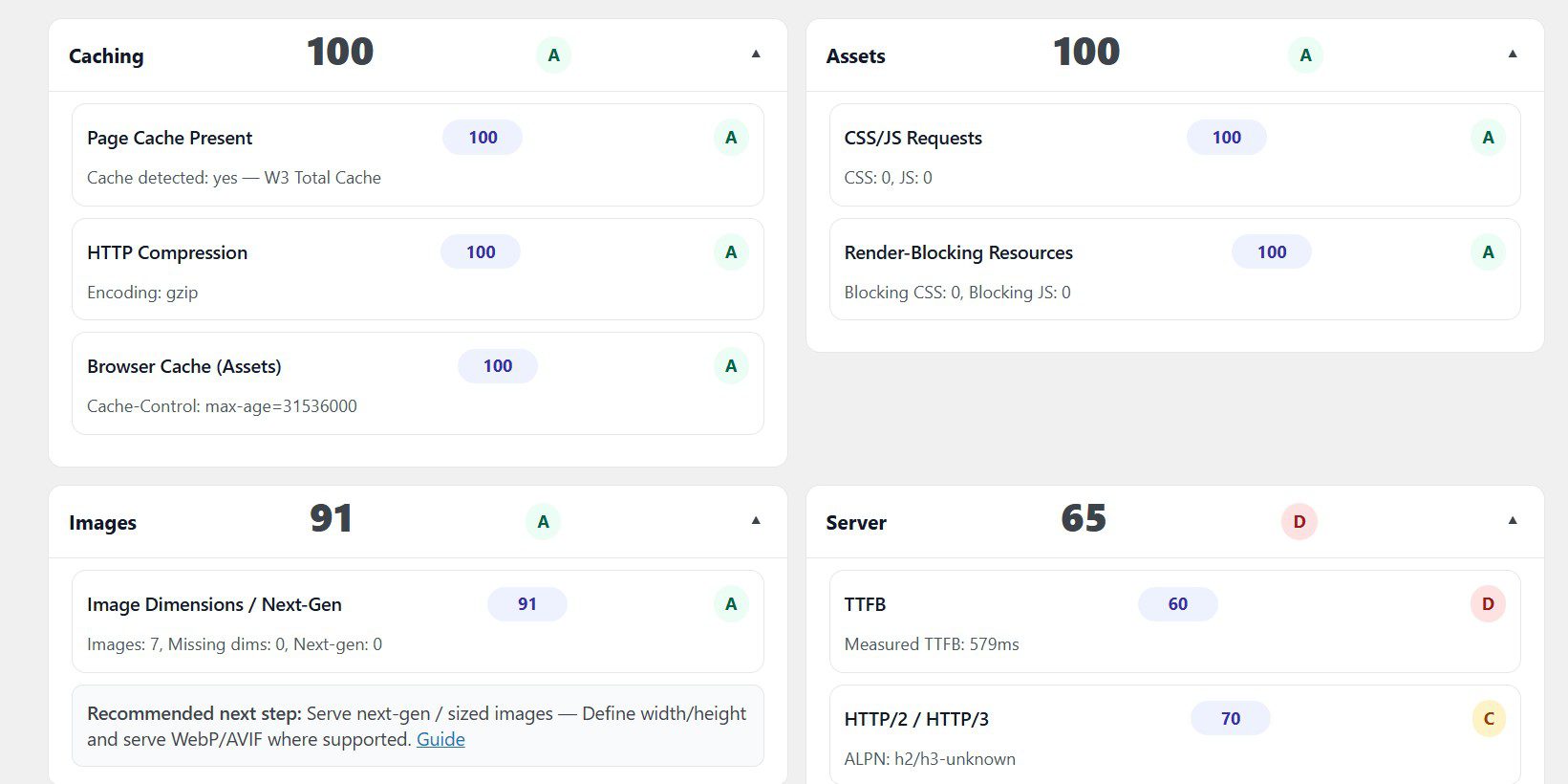 Animated walkthrough showing plugin installation, performance scan, and snapshot scorecard